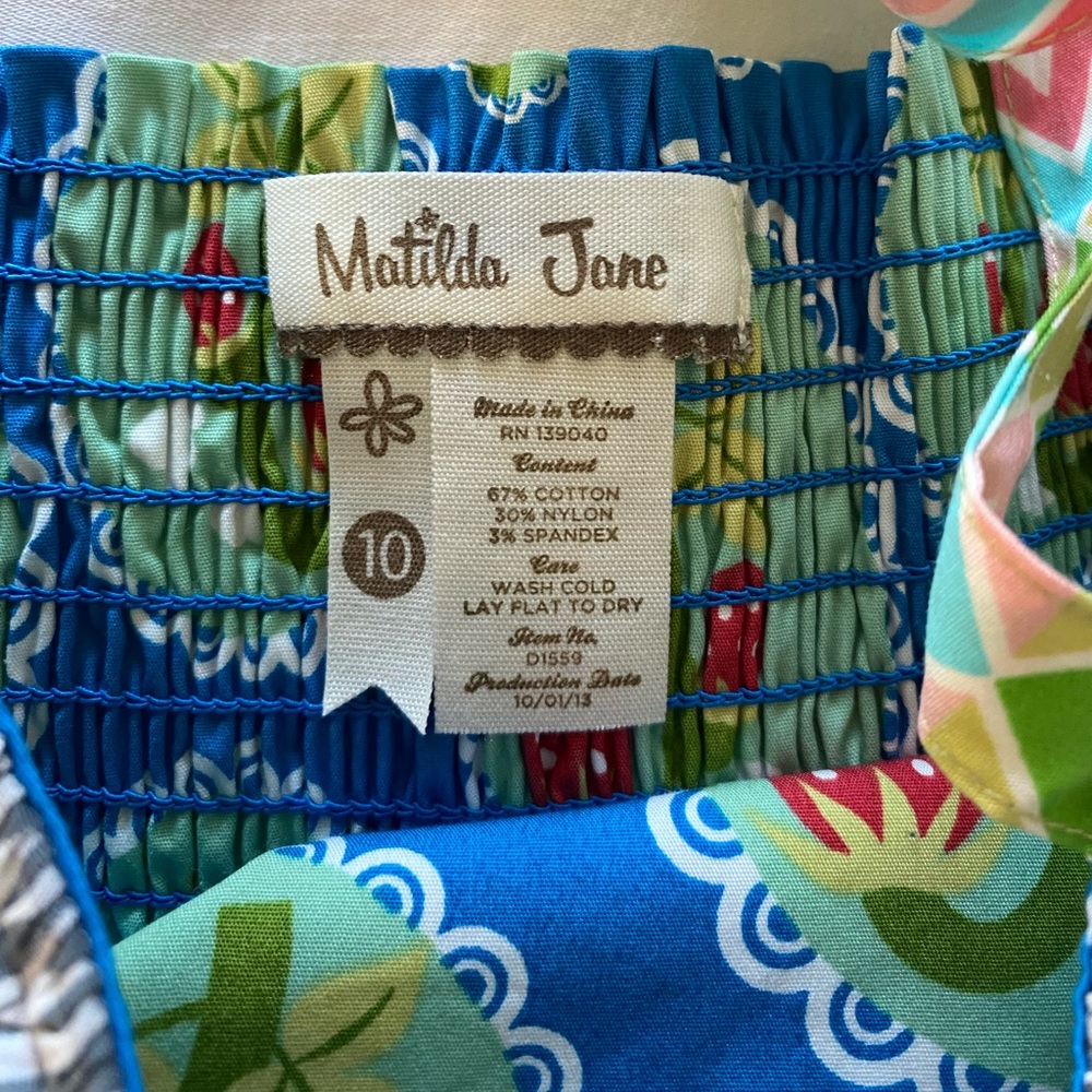 Matilda Jane Limeade Ellie Roundabout Strawberry Twirl Dress - Picture 3 of 6